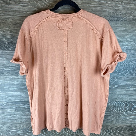 We the Free Free People BF Linen Tee Size Small - Picture 10 of 10